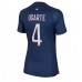Paris Saint-Germain Manuel Ugarte #4 Hemma matchtröja Dam 2023-24 Kortärmad Billigt
